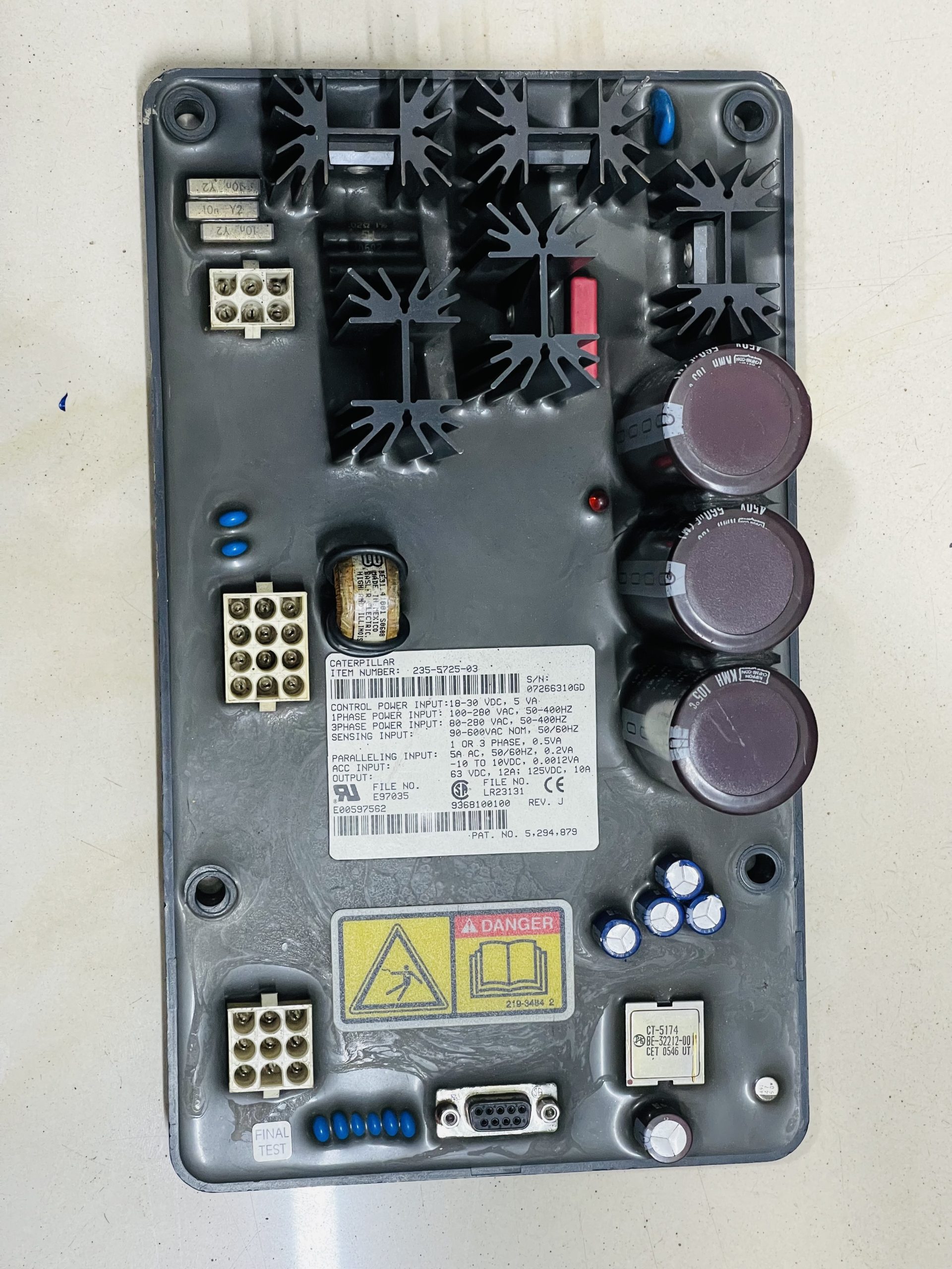 caterpillar cdvr (digital voltage regulator) caterpillar cdvr (digital voltage regulator)