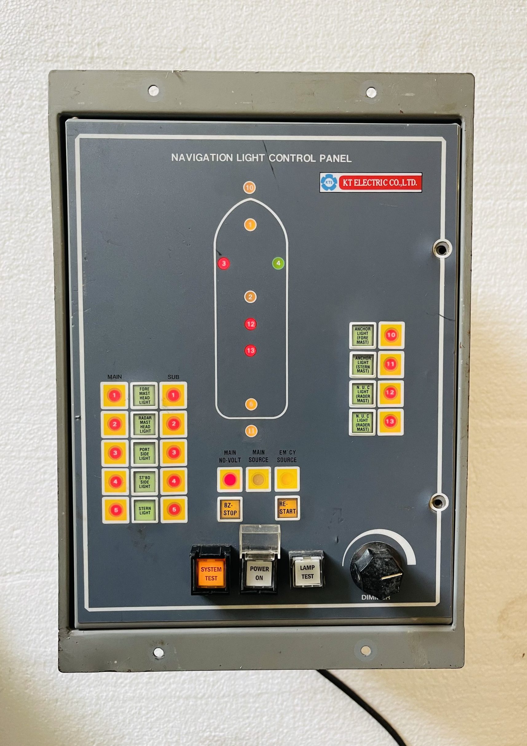 kt electric kt nlcp v3 navigation light control panel. kt electric kt nlcp v3 navigation light control panel.