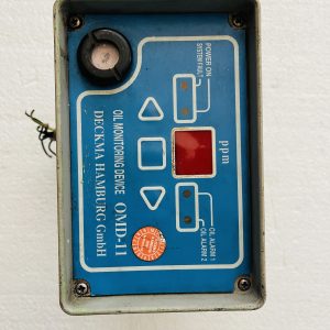 deckma omd 11 ,15 ppm bilge alarm monitor.