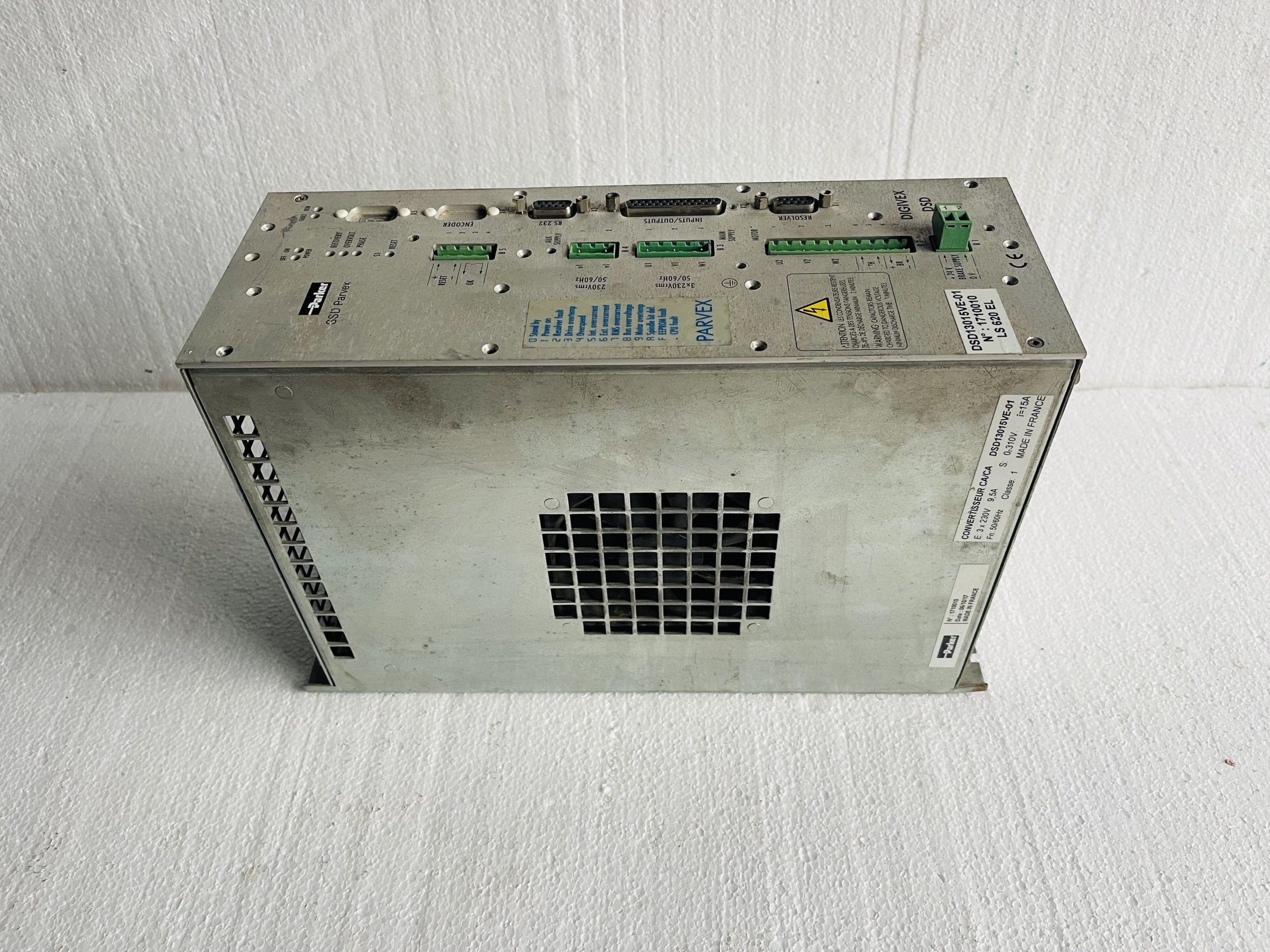 parvex digivex dsd13015ve 01 servo drive / kongsberg digivex dsd 13015 parvex digivex dsd13015ve 01 servo drive / kongsberg digivex dsd 13015