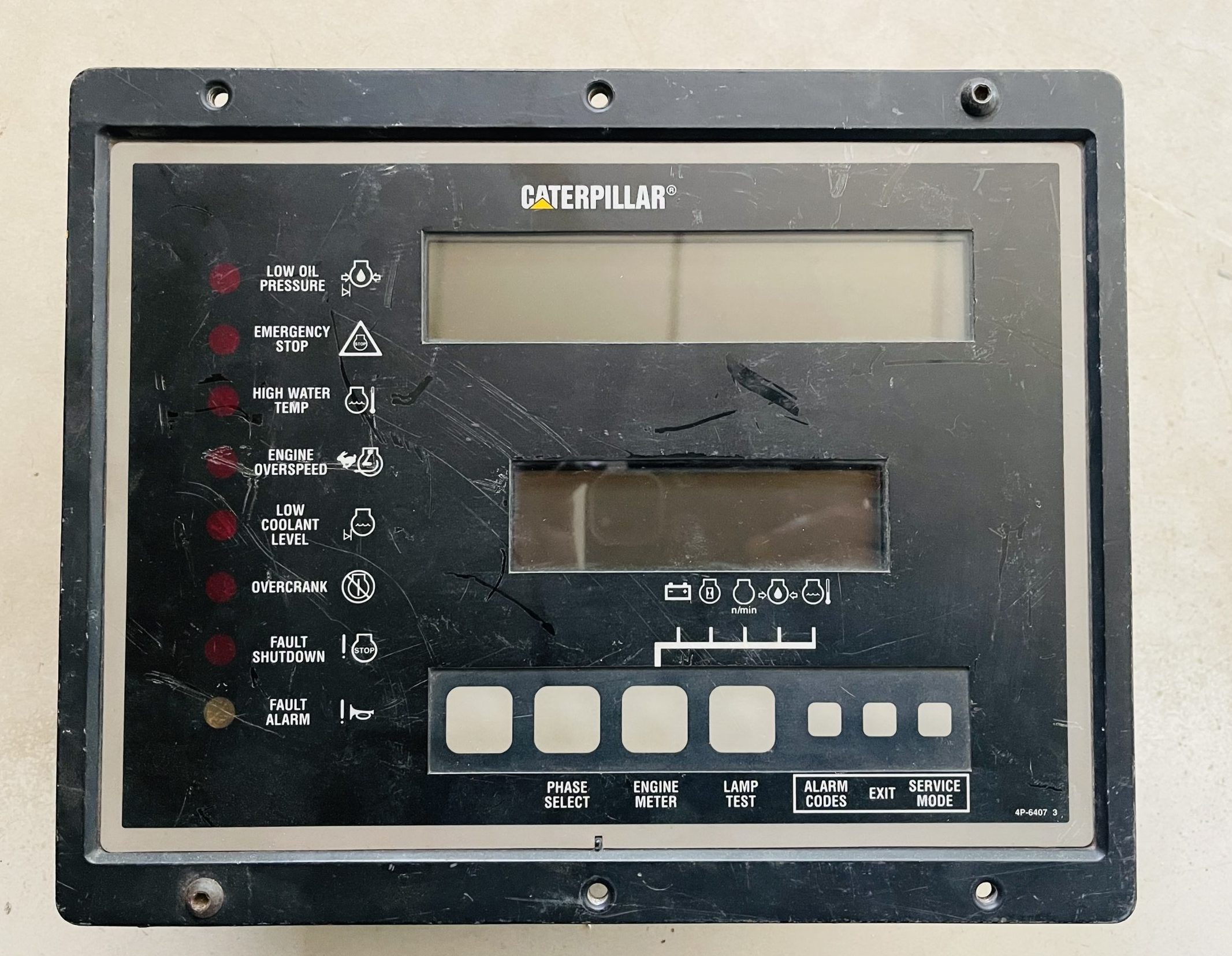 caterpillar emcp 2 or emcp 4 generator control panel caterpillar emcp 2 or emcp 4 generator control panel