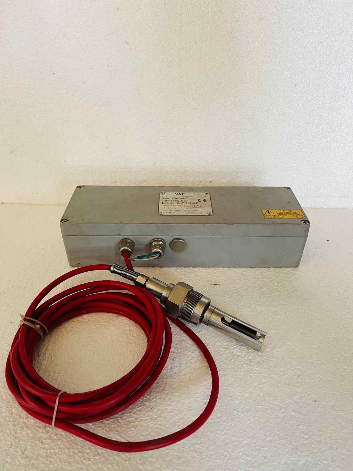 vaf viscosense 3 viscosity sensor and interface box vaf viscosense 3 viscosity sensor and interface box