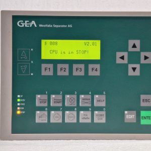 gea d10 c7 613 control panel used for gea westfalia separators