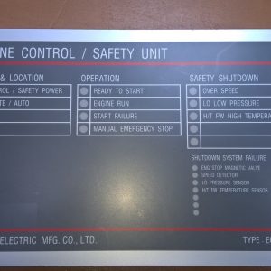 hanshin electric mfg. co., ltd. engine control/safety unit ecsu am1