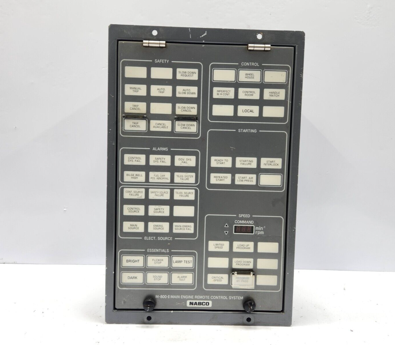 nabco m 800 ii main engine remote control system nabco m 800 ii main engine remote control system
