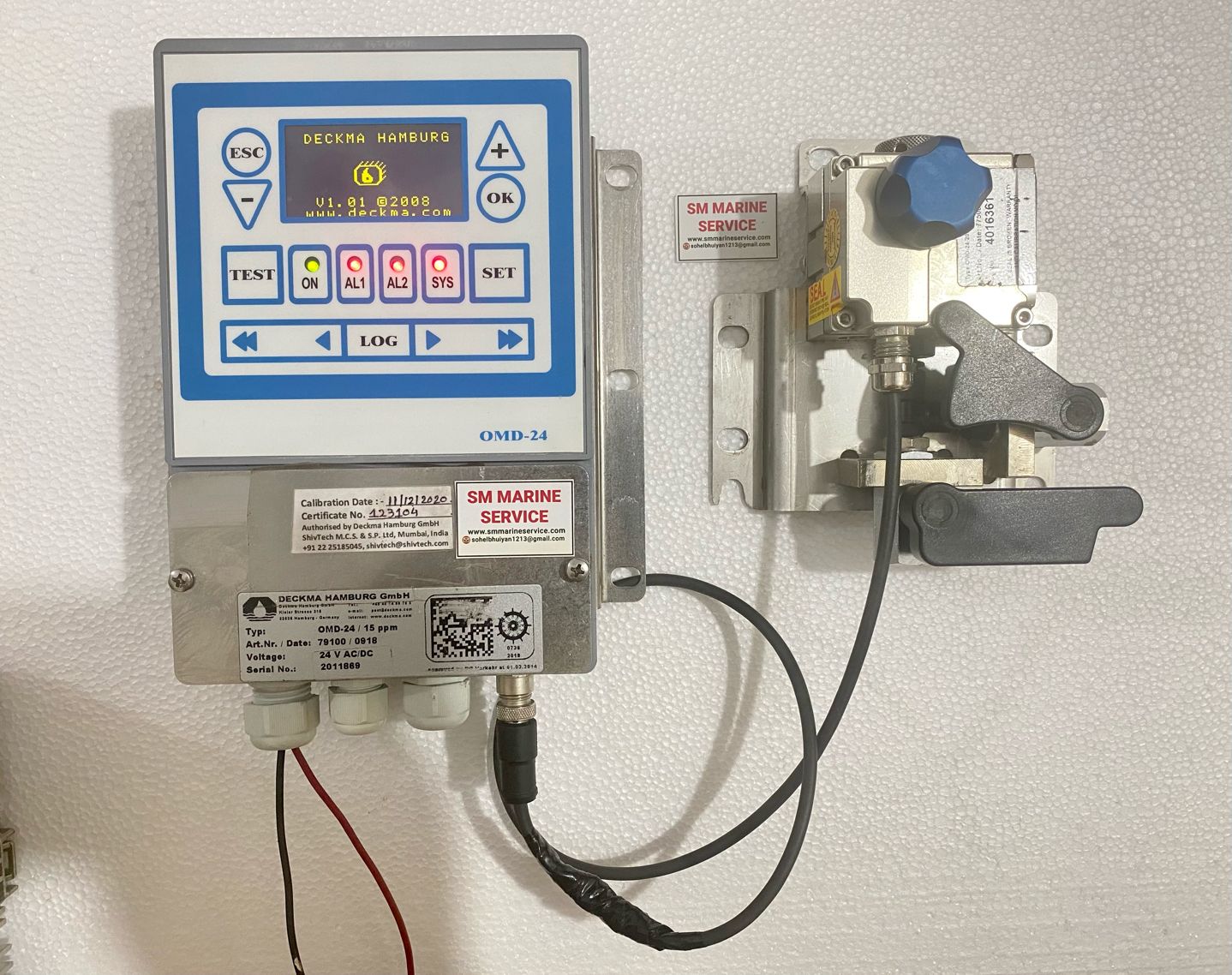 deckma hamburg omd 24 15 ppm bilge alarm unit deckma hamburg omd 24 15 ppm bilge alarm unit