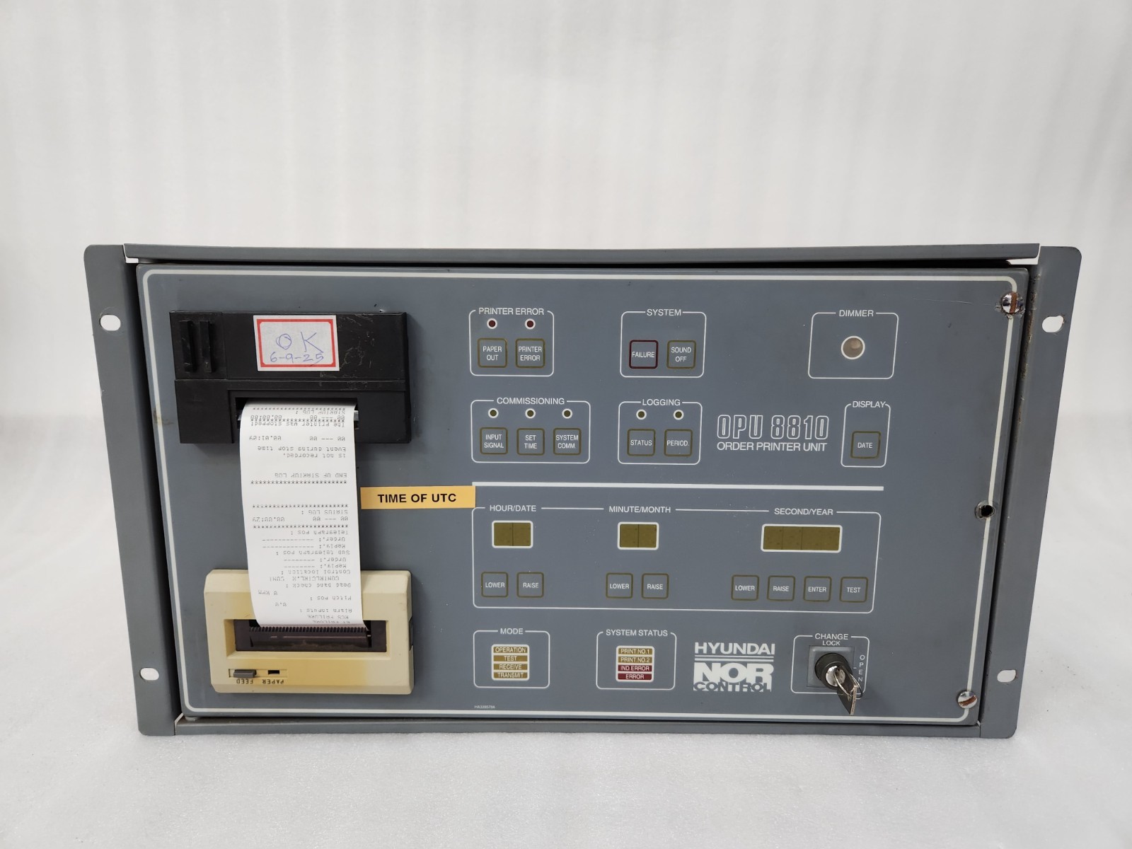 kongsberg norcontrol opu 8810 order printer unit kongsberg norcontrol opu 8810 order printer unit