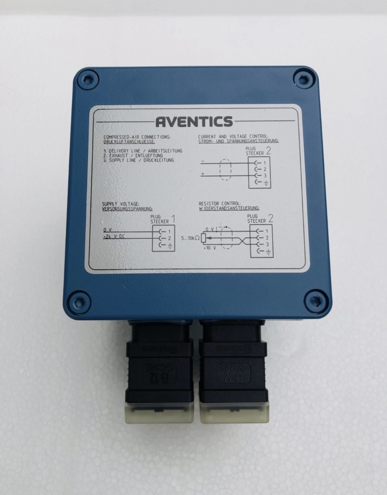 aventics 3460565500 pneumatik e/p converter/ electro pneumatic regulator aventics 3460565500 pneumatik e/p converter/ electro pneumatic regulator