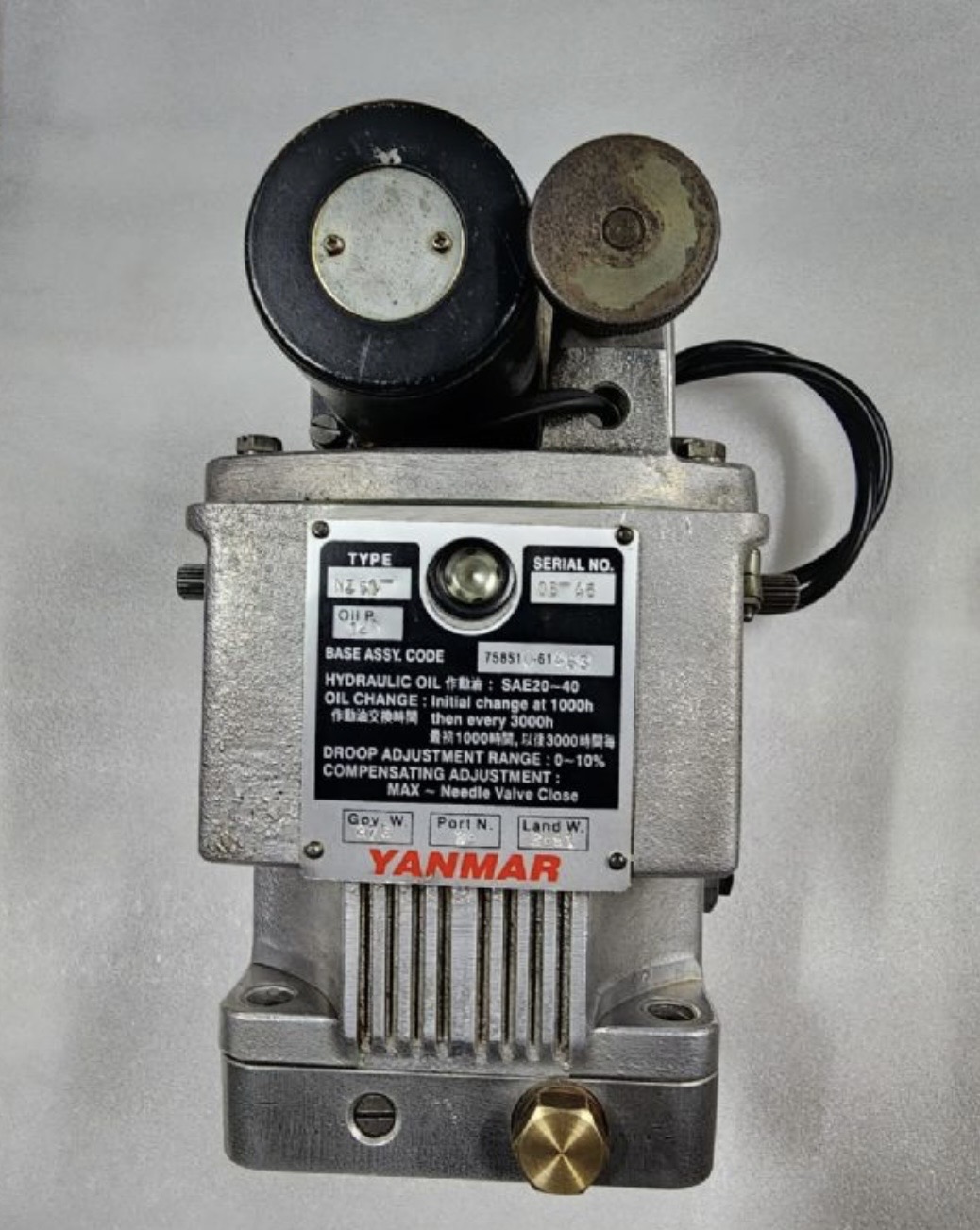 yanmar nz61 hydraulic engine governor yanmar nz61 hydraulic engine governor