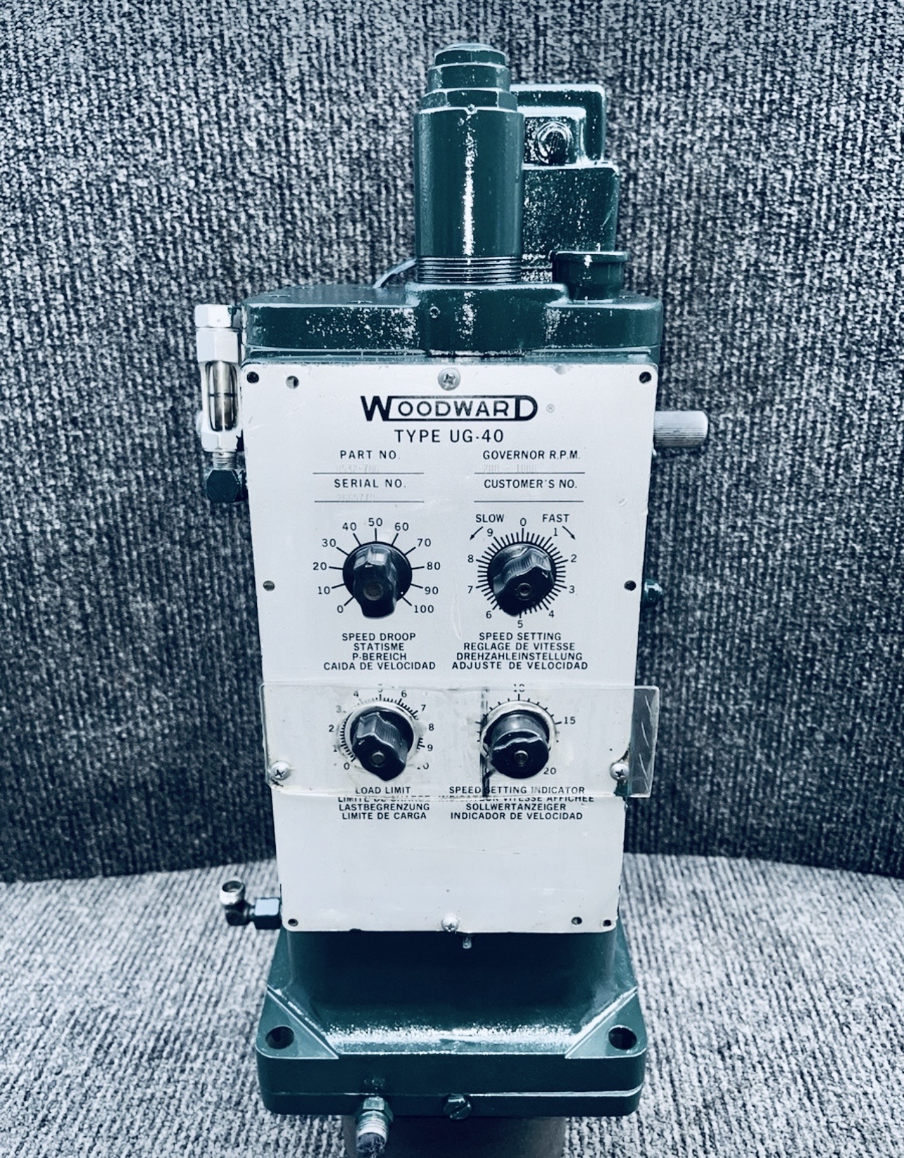 woodward type ug 40 governor woodward type ug 40 governor