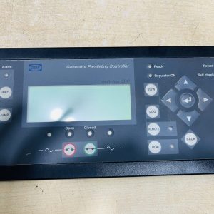 deif multi line generator paralleling controller, model from the ppm series mdr 2 multi differential relay with a display.