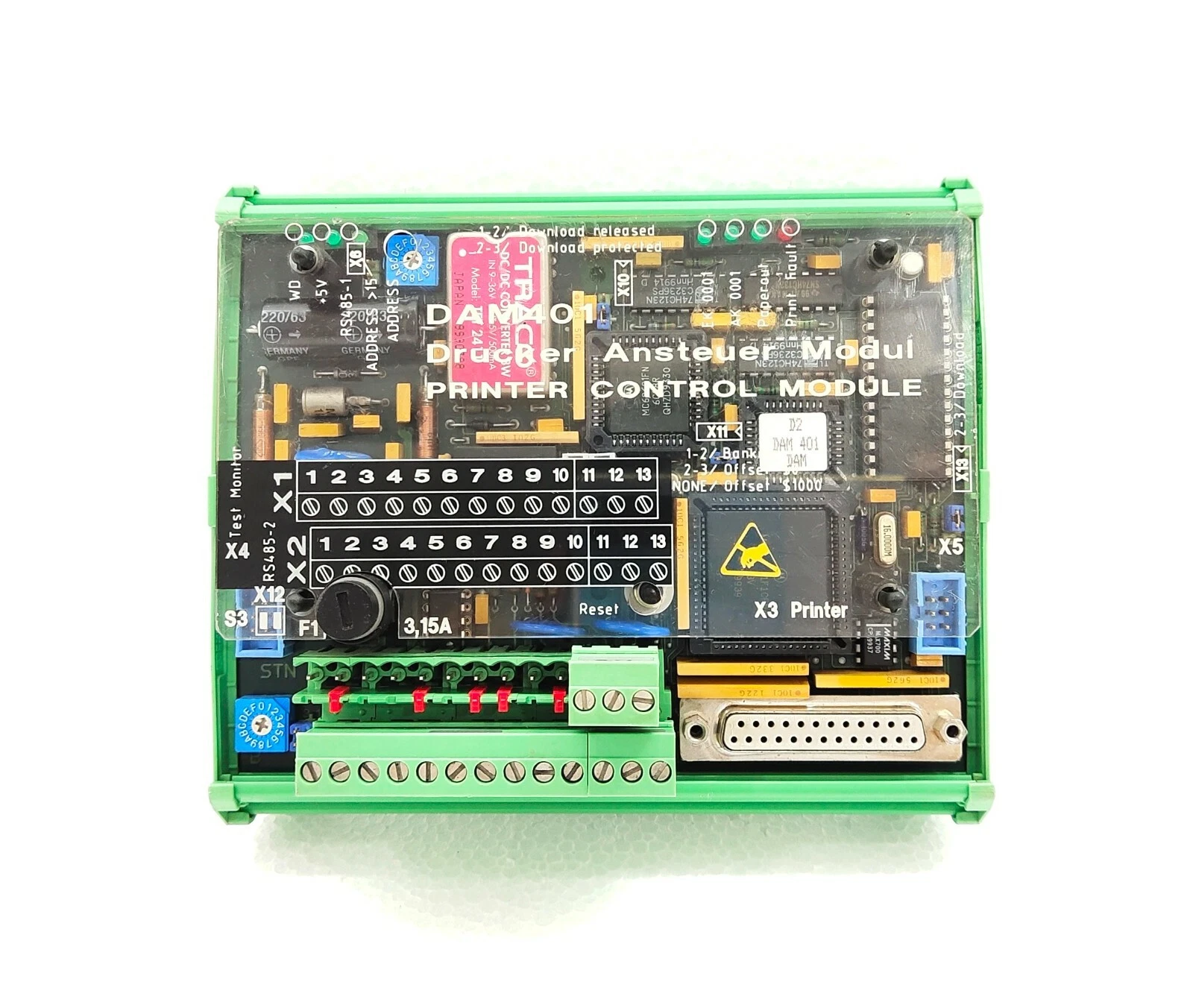 stn atlas dam 401 printer control module. stn atlas dam 401 printer control module.