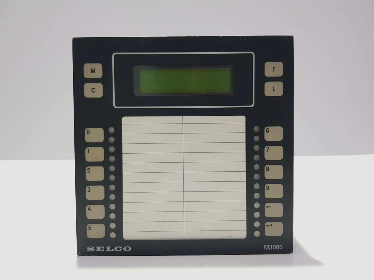 selco m3000 24 channel analog alarm annunciator or monitor selco m3000 24 channel analog alarm annunciator or monitor