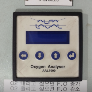 alfa laval aal7000 oxygen analyser used for monitoring inert gas systems on ships