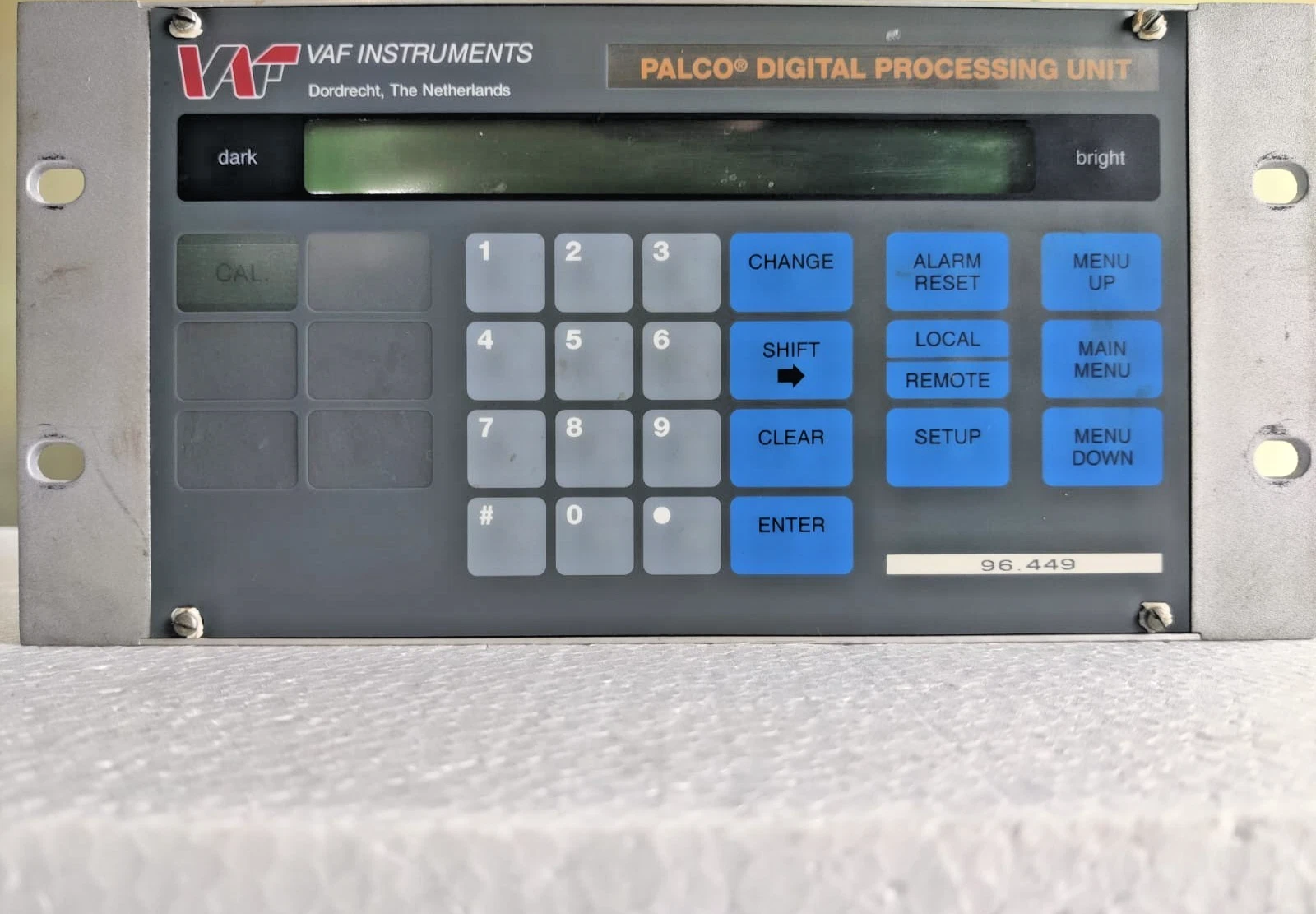 vaf instruments palco digital processing unit 96.449. vaf instruments palco digital processing unit 96.449.