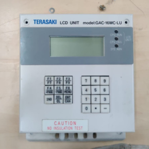 terasaki gac 16mc lu lcd unit used for monitoring and controlling industrial machinery.