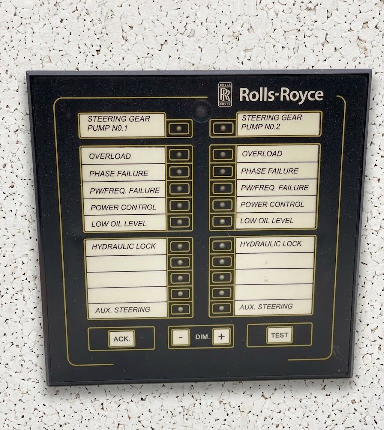 rolls royce marine steering gear control alarm panel rolls royce marine steering gear control alarm panel