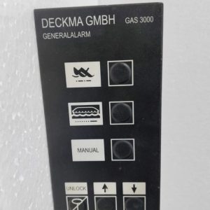 deckma gmbh gas 3000 general alarm control panel