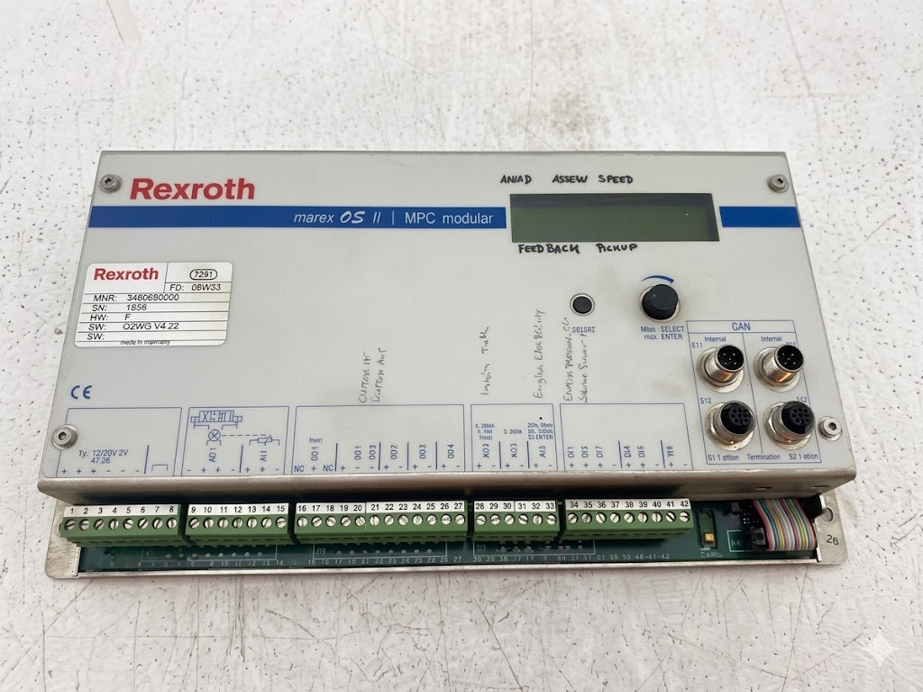 rexroth marex os ii mpc modular control unit (model 3460690000) rexroth marex os ii mpc modular control unit (model 3460690000)