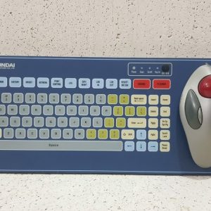 hyundai industrial keyboard with a built in trackball