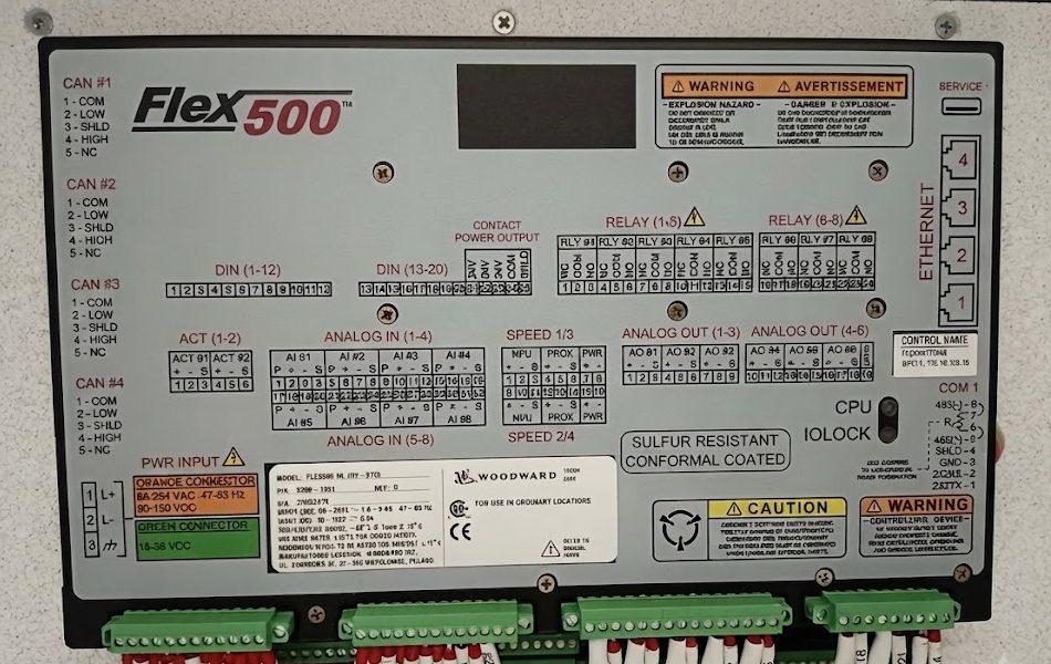woodward flex500 digital control system