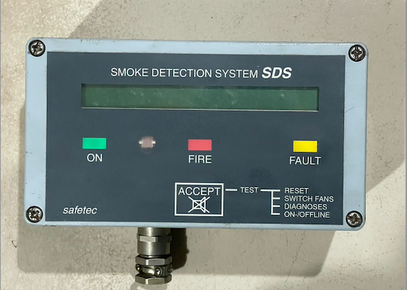safetec smoke detection system (sds) control panel