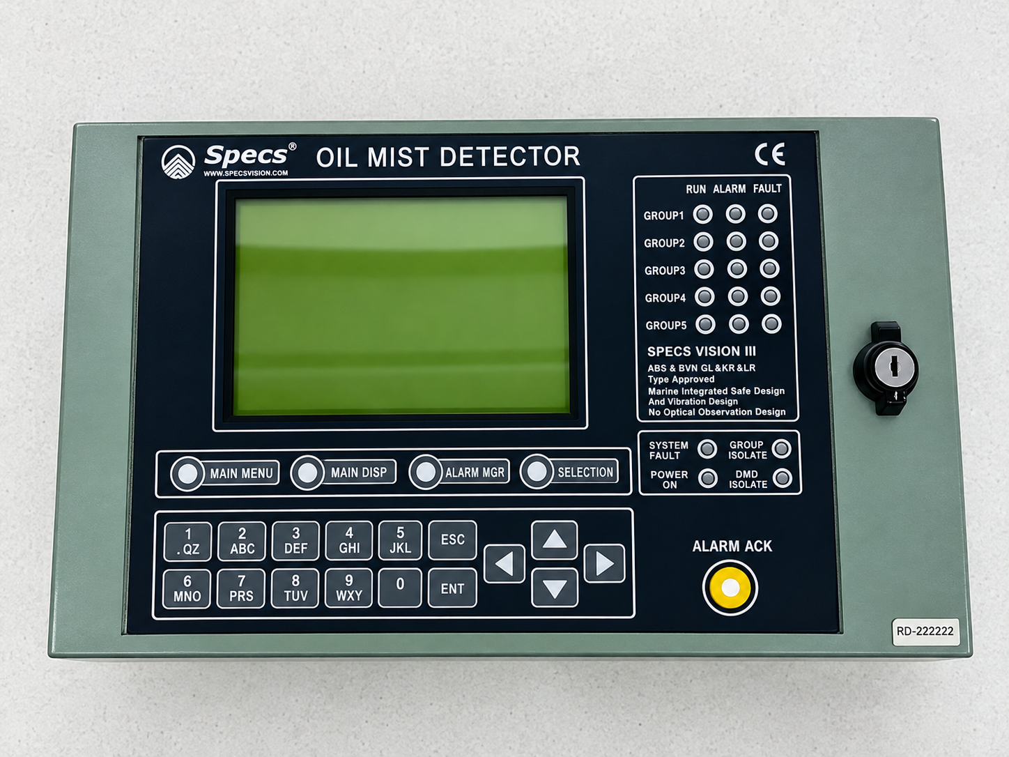 specs crankcase oil mist detector specs vision iii