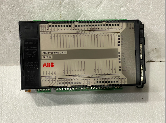 abb procontic cs31 (model 07 kt 93) programmable logic controller