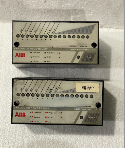 abb procontic cs 31 analog i/o remote units