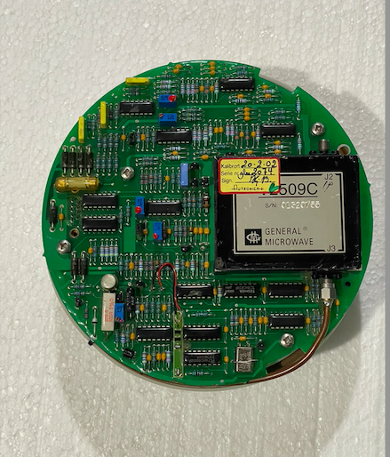 kongsberg / autronica glb 91 / glh 91f tank radar electronic unit pcb